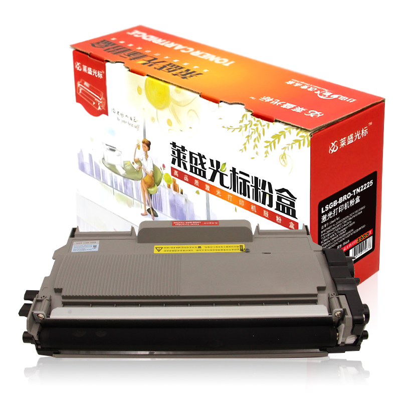 莱盛光标 LSGB-BRO-TN-2225 2600页 墨粉盒 1.00 只/支 (计价单位：支) 黑色