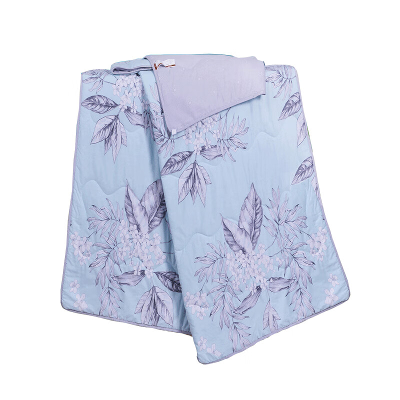 多喜爱-纯棉沁爽夏被（仲夏之蓝）152*218cm 床 蓝绿色