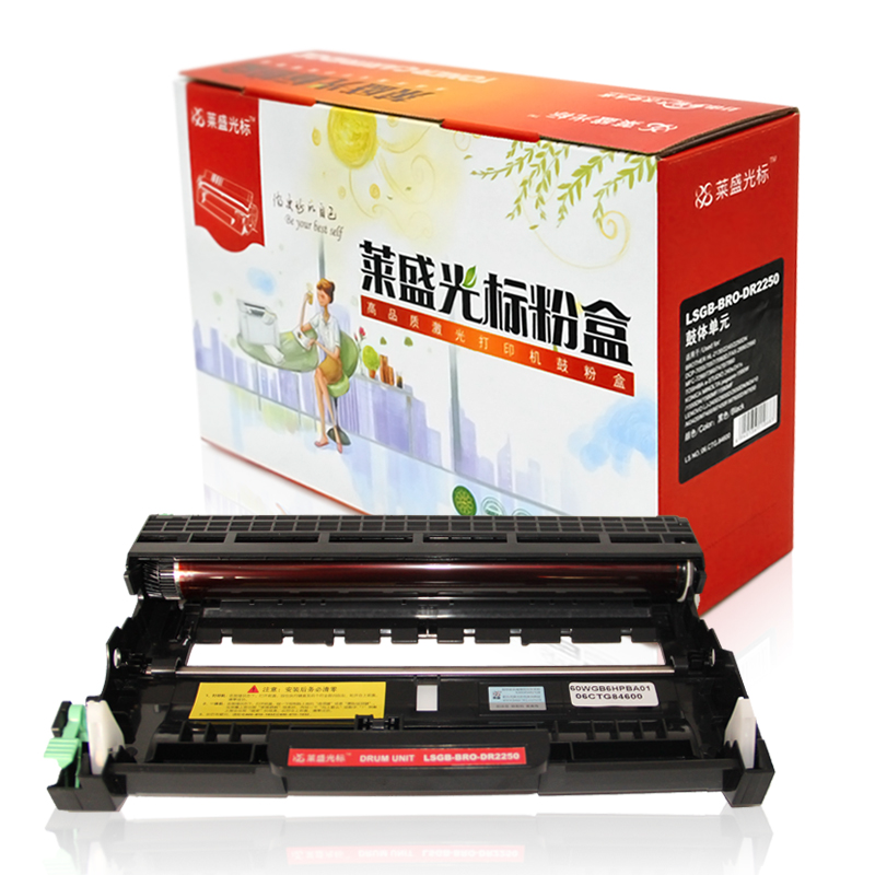 莱盛光标 LSGB-BRO-DR2250 12000页 适用BROTHER HL2130 墨粉盒 1.00 只/支 (计价单位：支) 黑色