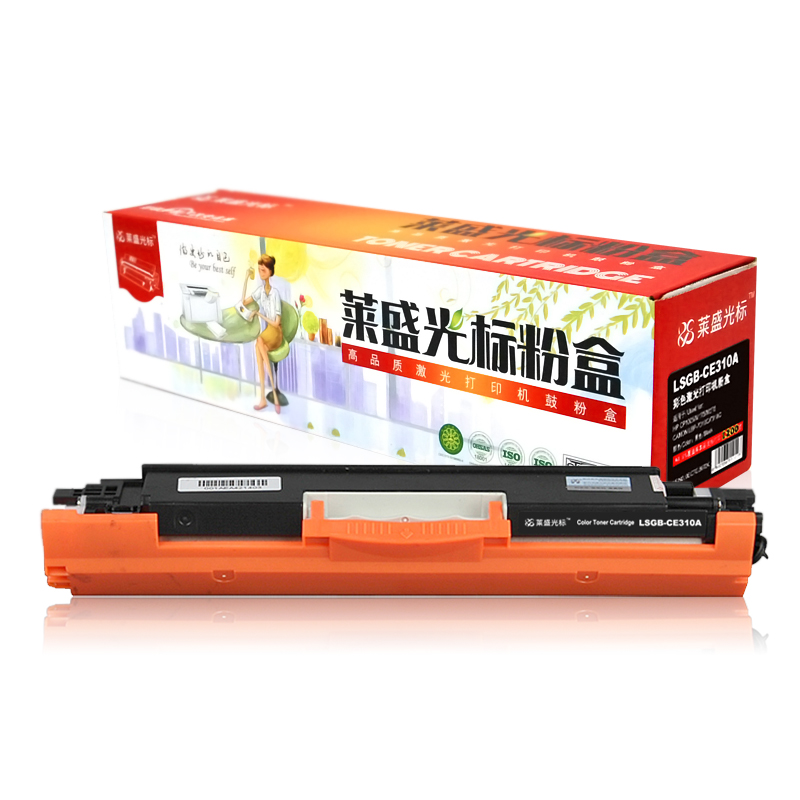 莱盛光标 LSGB-CE310A 1200页 适用HP CP1025 墨粉盒 1.00 只/支 (计价单位：支) 黑色