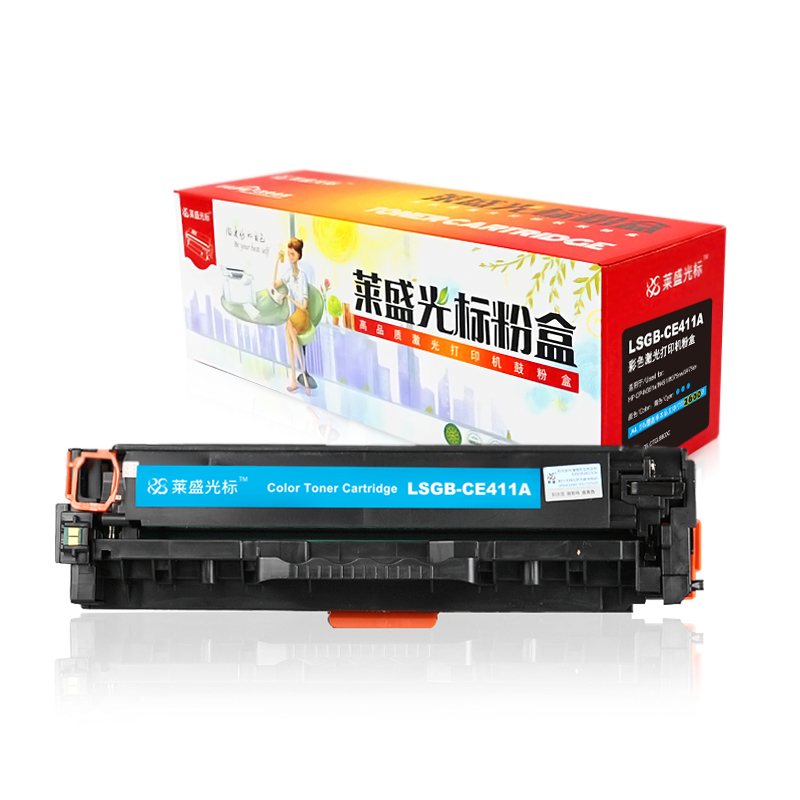 莱盛光标 LSGB-CE411A 约2600页 适用于HP CP-M351a 硒鼓 1.00 只/支 (计价单位：支) 青色