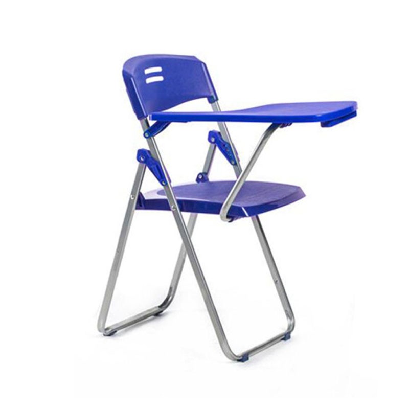 企诺 会议椅折叠培训椅带写字板靠背椅 蓝色 BGY-149 蓝色