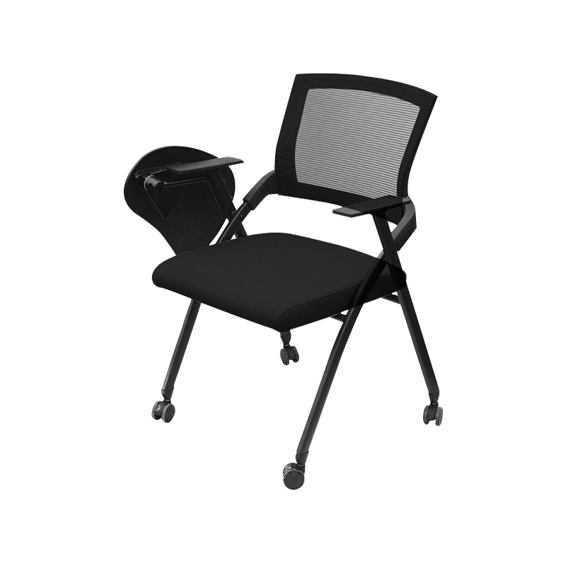 企诺 带写字板培训椅可移动会议椅 BGY-162 黑色
