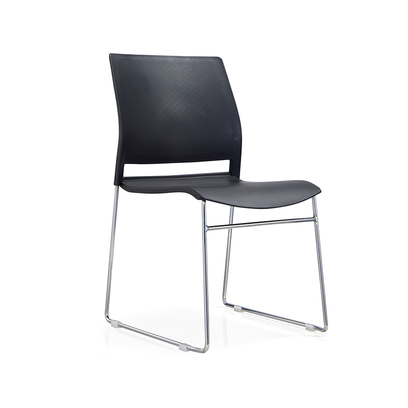 企诺 办公椅培训椅员工椅靠背椅弓形椅 BGY-169 黑色