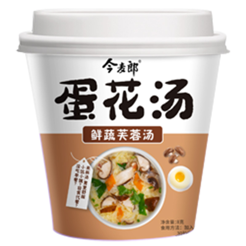 今麦郎蛋花汤鲜蔬芙蓉汤12*8g（单位：箱） 随机