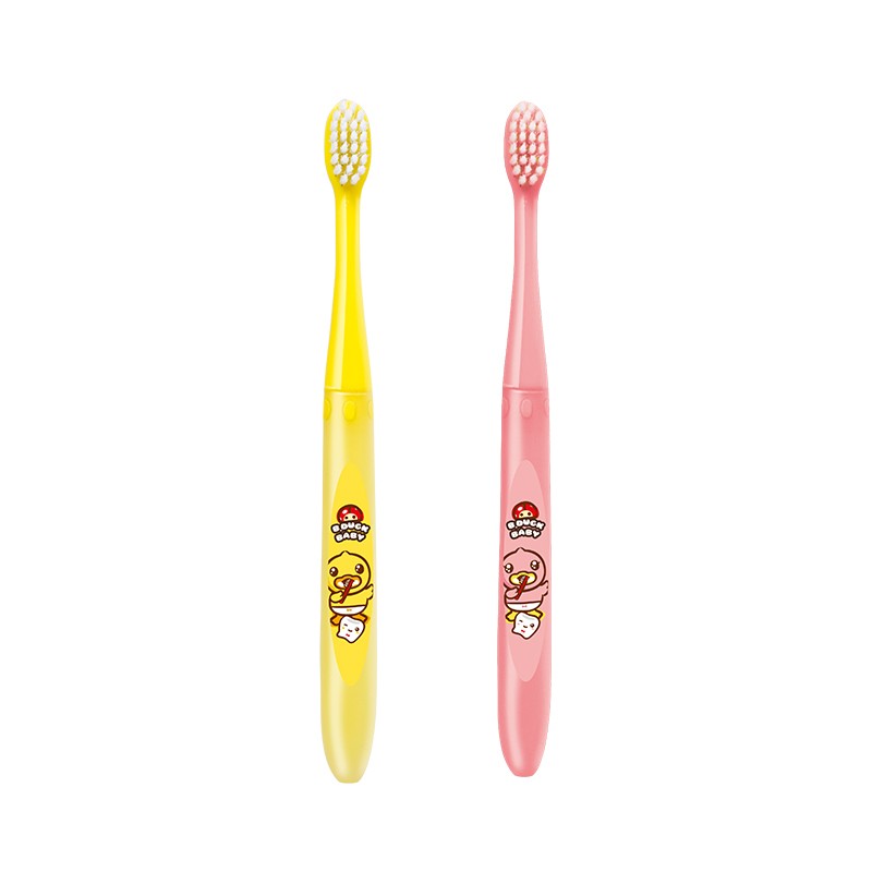 B.Duck Baby小黄鸭 1-6岁儿童牙刷 黄色