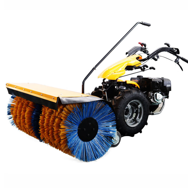 腾龙凯智 小型手推式柴油扫雪机   1.1米手推式扫雪机（扫雪+推雪+抛雪） 台 奶茶杏