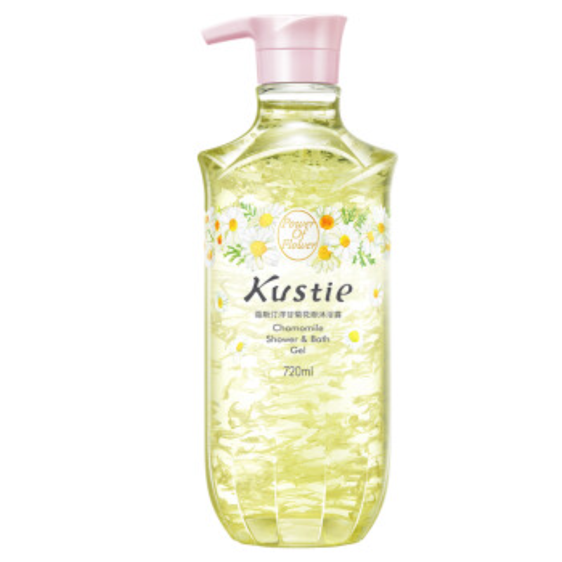 蔻斯汀洋甘菊花瓣沐浴露720g（单位：瓶） 柠绿色