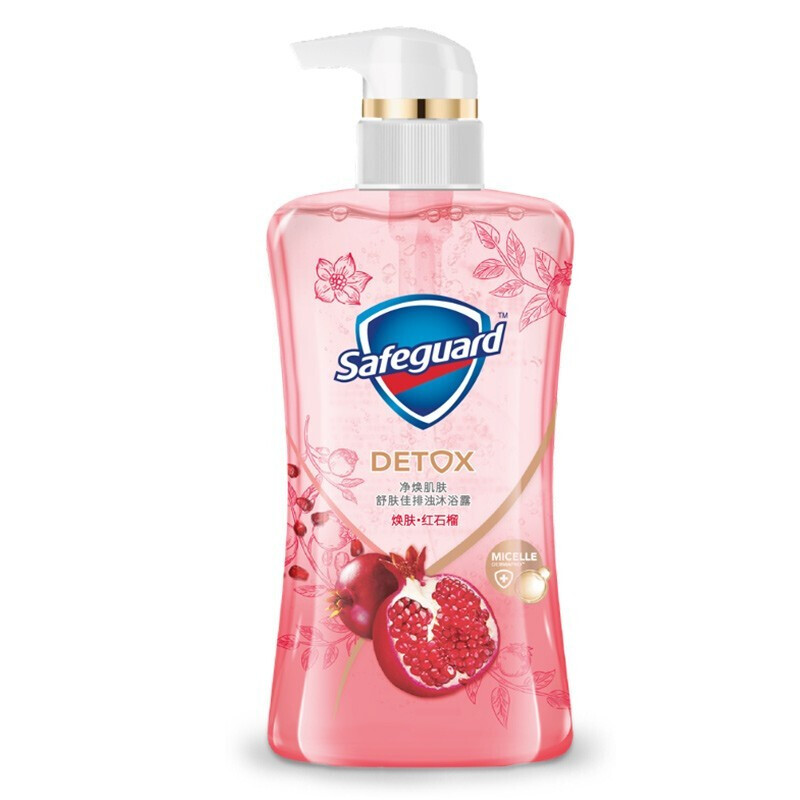 舒肤佳焕肤红石榴沐浴露540ML 粉色