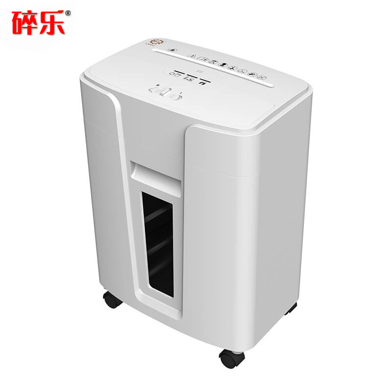 碎乐（Ceiro）K5办公实用型碎纸机办公家用德国5级保密颗粒可碎纸、PVC卡 5级保密2mm*6mm 白色
