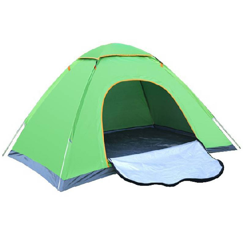 三极 TP2307 全自动野营速抛帐篷 200*145*105cm 双人 单位：顶 绿色