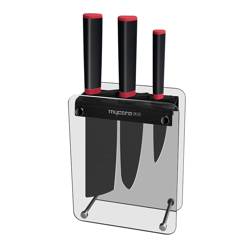 美瓷 （mycera） 陶瓷刀合家圆系列厨房刀具五件套 刀具套装 TFZR01（单位：套） 黑色
