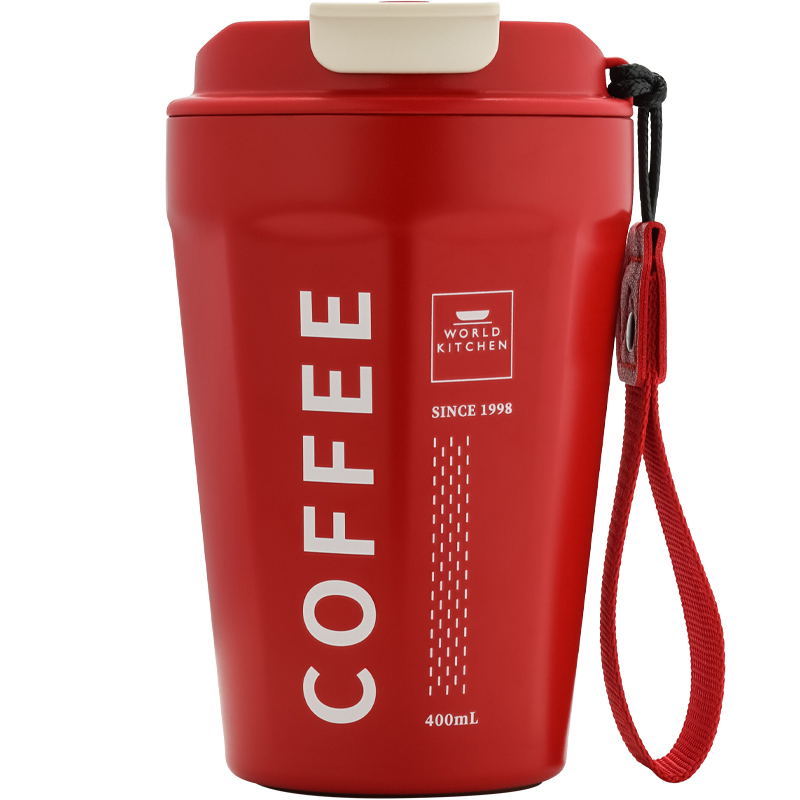 康宁咖啡杯400ml（单位：个） 红色