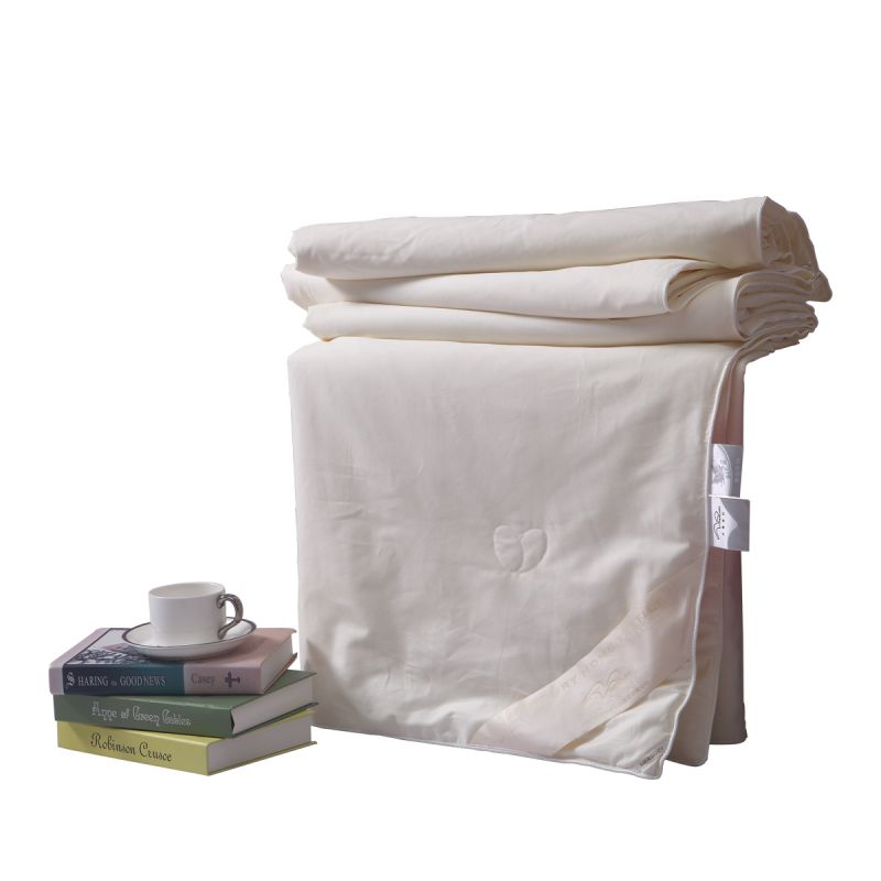 水星家纺200cm&times;230cm被子|DH凯尔蚕丝被-114344/床 白色