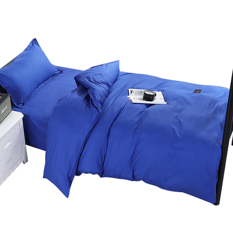 三极&nbsp;TP2821&nbsp;&nbsp;单人床 蓝色 三件套 磨毛