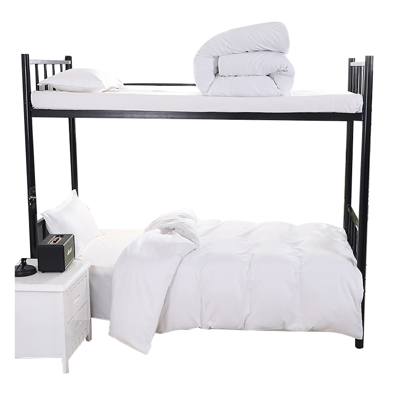 三极 TP2828  单人全棉 六件套（床单+被套+枕套+热熔棉被芯+热熔棉褥子芯+枕芯） 纯净白