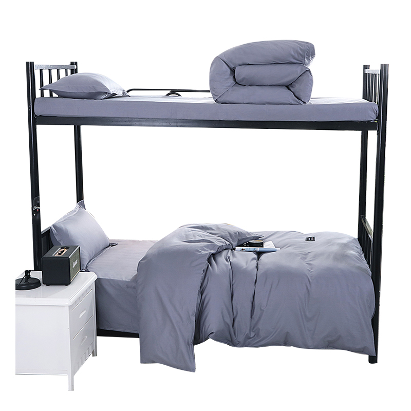 三极 TP2829  单人全棉 六件套 （床单+被套+枕套+棉花被芯+棉花褥子芯+枕芯） 沉稳灰