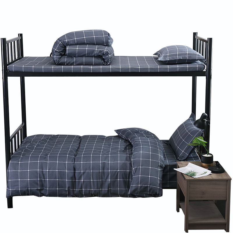 三极 TP2852  全棉40纱支床上用品三件套 格子之星