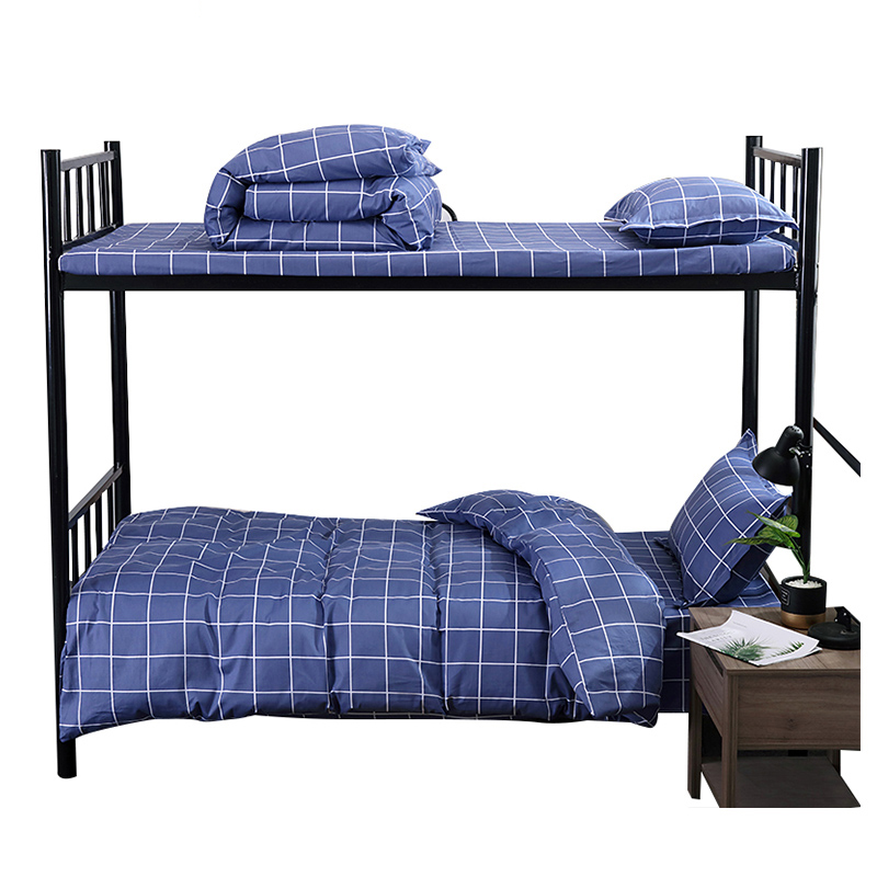 三极 TP2853  棉被芯+40纱支被罩  155*205cm 格子克拉 新疆长绒棉被芯