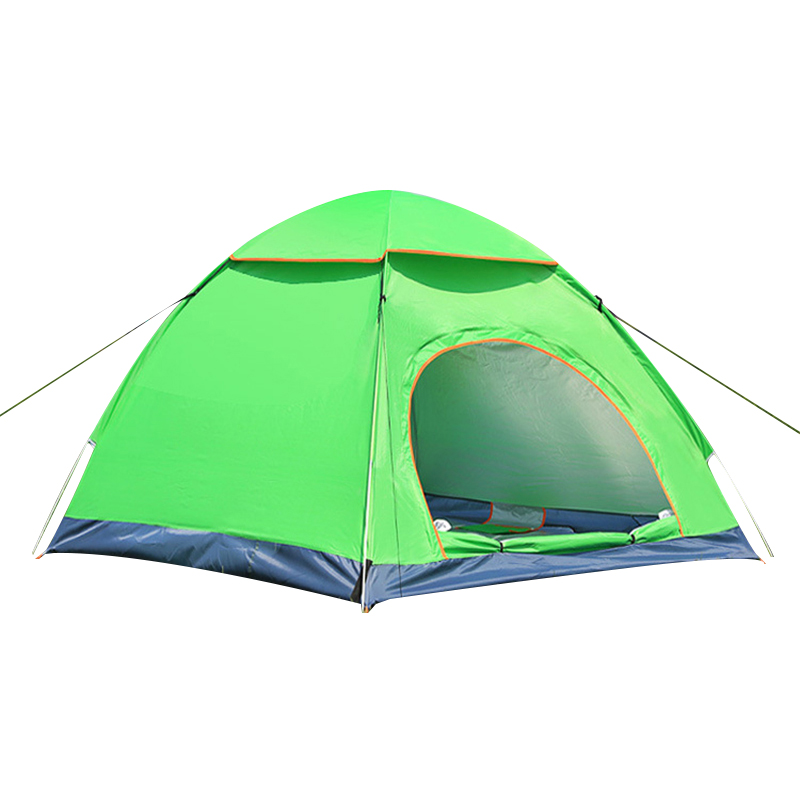 TP2306&nbsp;&nbsp;全自动速抛帐篷&nbsp;200*200*135cm&nbsp;3-4人双门 浅绿色