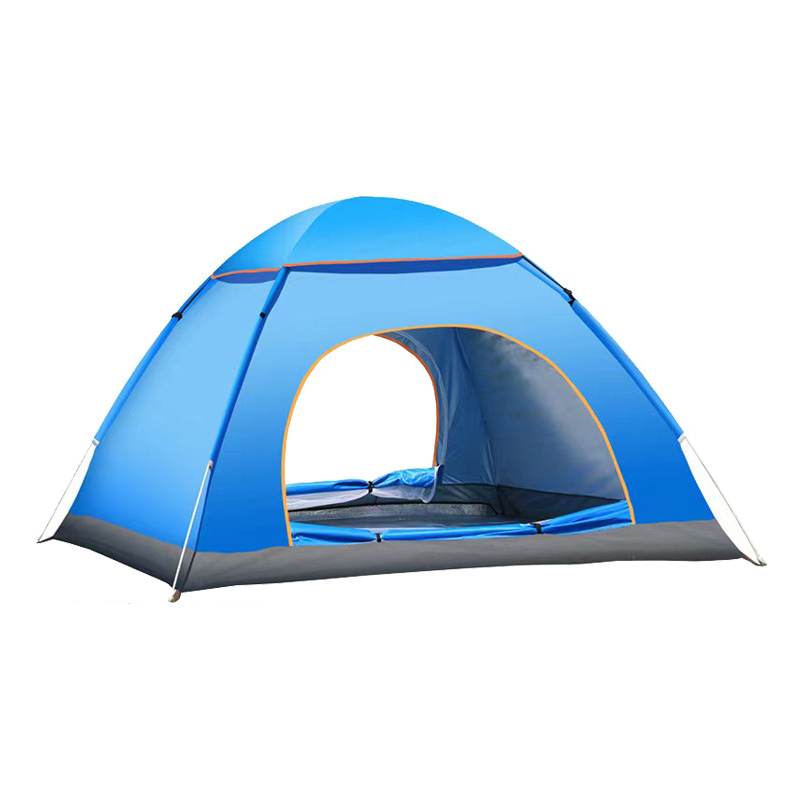 TP2306&nbsp;&nbsp;全自动速抛帐篷&nbsp;200*200*135cm&nbsp;3-4人双门 天蓝色