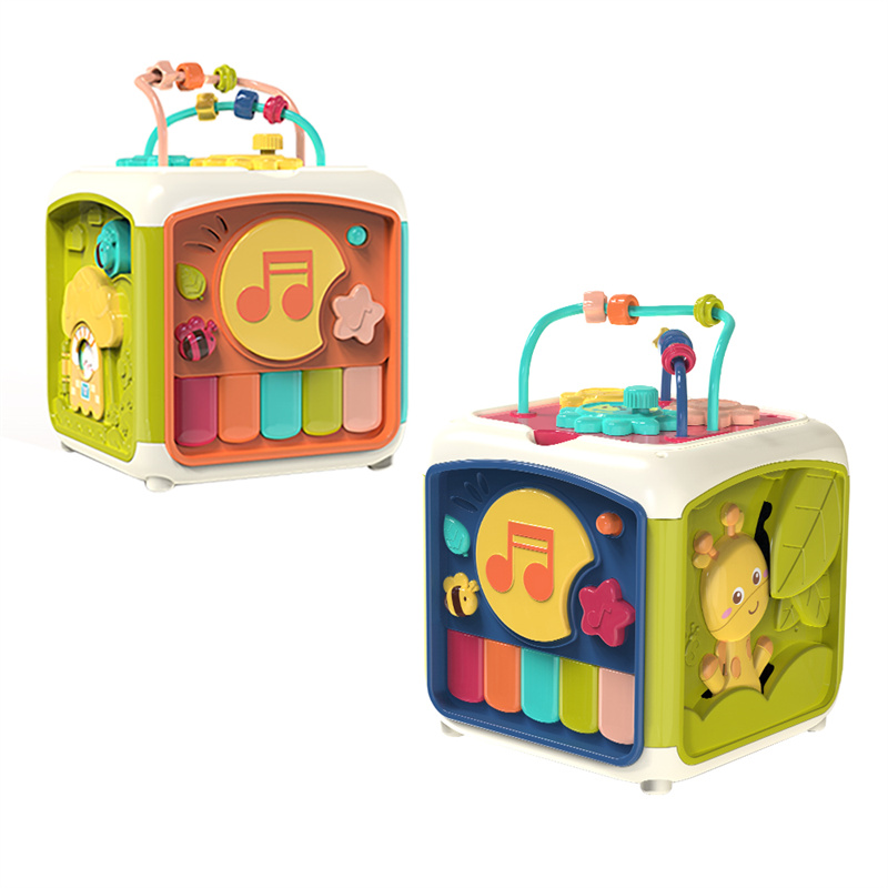 婴侍卫  音乐手拍鼓七面体 颜色随机