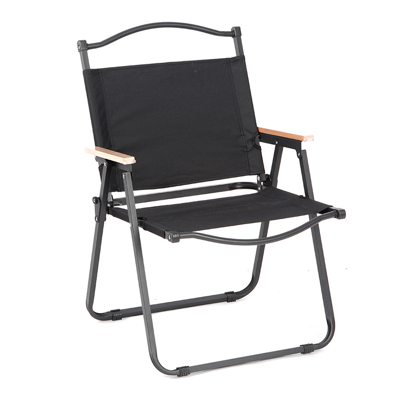 三极 TP8872   户外露营便携椅 黑管中号  52*43*63cm 黑色