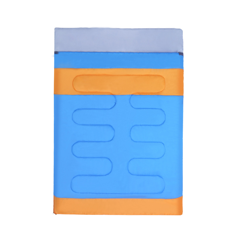 三极 TP3004 中空棉双人睡袋210*145cm  2.8kg 蓝橙拼