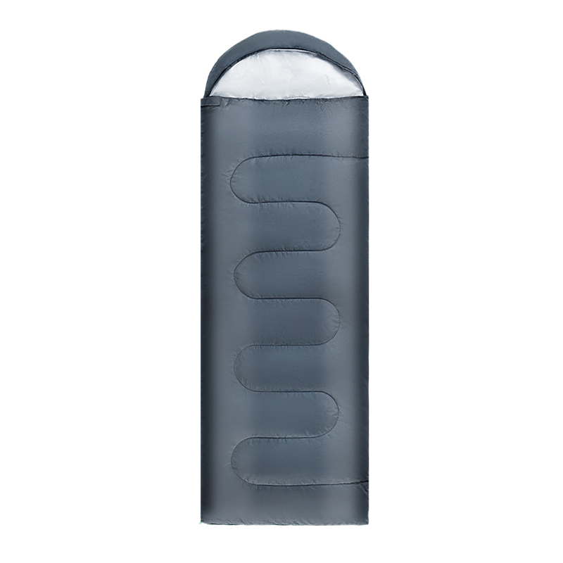 三极 TP3022  可拼接保暖中空棉睡袋  (190+30)*75cm 岩石灰 2.5kg