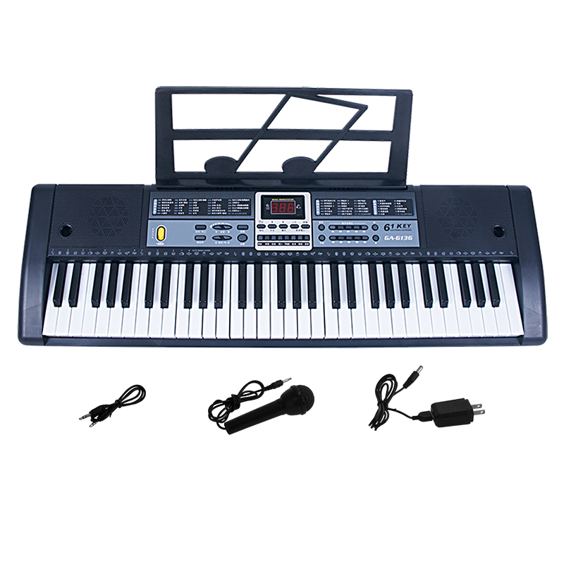 婴侍卫  61键多功能电子琴 图片色