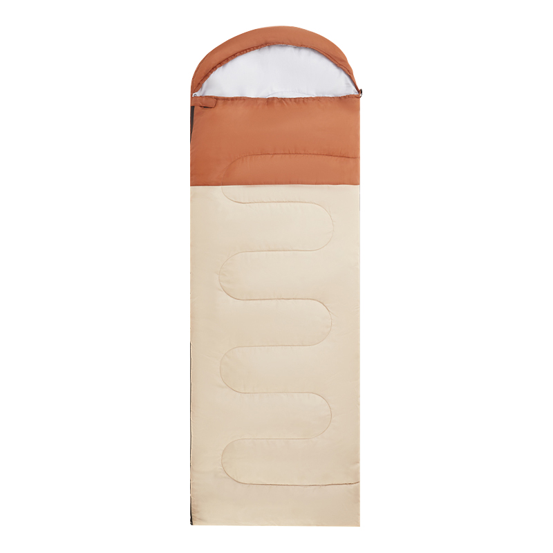 三极 TP3023  可拼接中空棉拼色睡袋  (190+30)*75cm 浅沙色 1kg