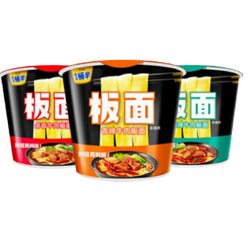 今麦郎板面麻辣牛肉板面12*139g（单位：箱） 随机