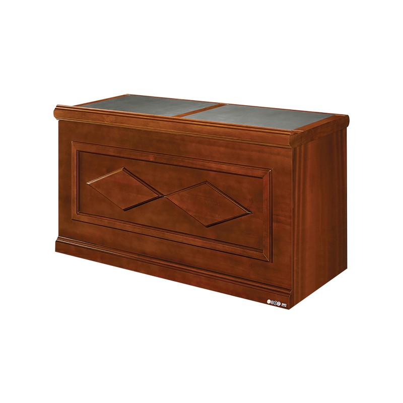 企诺 会议桌长条桌员工培训桌简易洽谈桌 QNC102SJ-H1405H 胡桃色