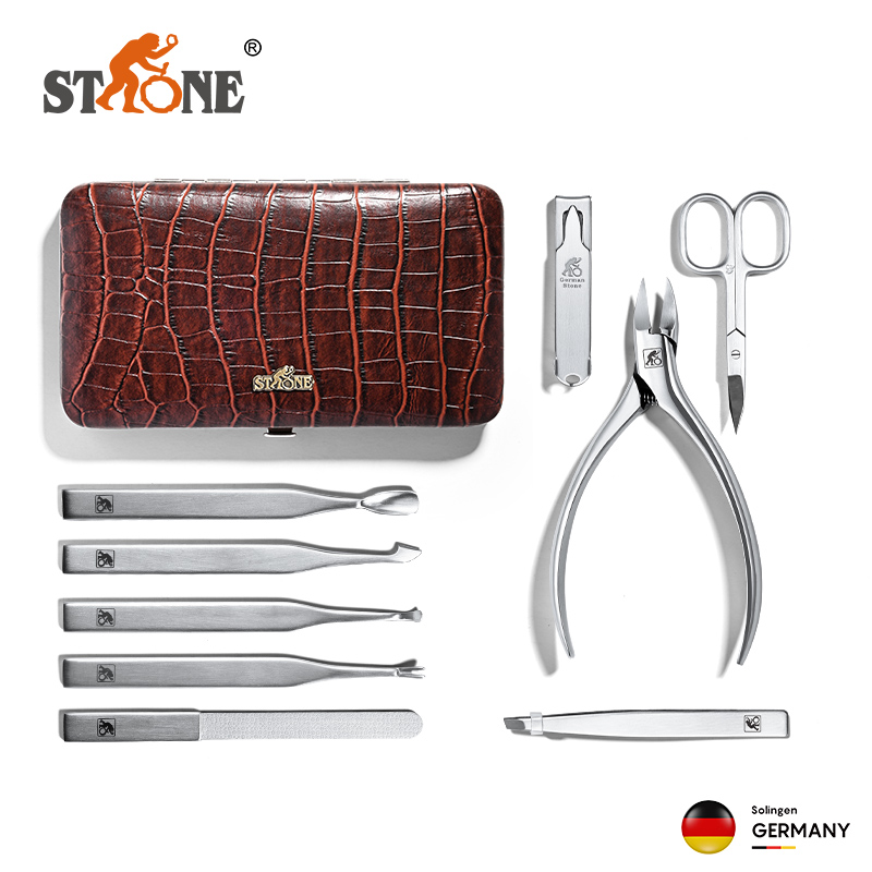 司顿 鳄鱼皮纹修容修甲（单位：套） 9件套