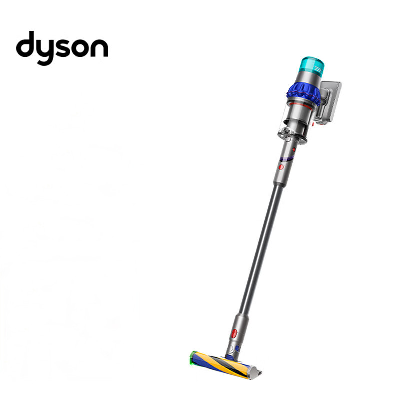 戴森(Dyson) V15 Detect Fluffy无绳吸尘器（新一代蓝色）手持无线 除螨 宠物 家庭适用 铁灰色