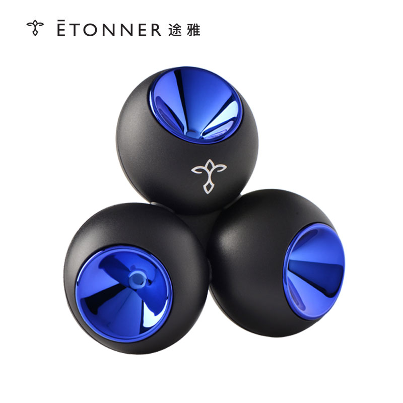 途雅（ ETONNER）汽车香水 空调出风口香水夹 车载香水 车用饰品香薰除异味 魔法星球 黑色冷水海洋单支装/支  
