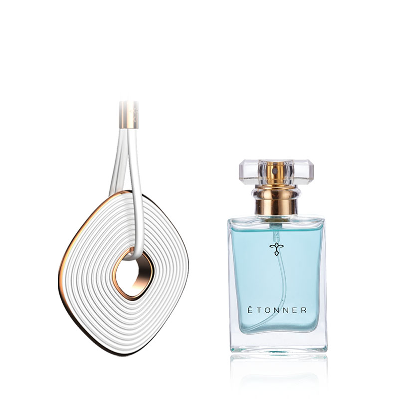 途雅（ETONNER) 车载香水 服饰包包外饰配件 车内挂饰香薰 后视镜吊坠 礼物艺术陶瓷香片 流动的巴黎套装/套  