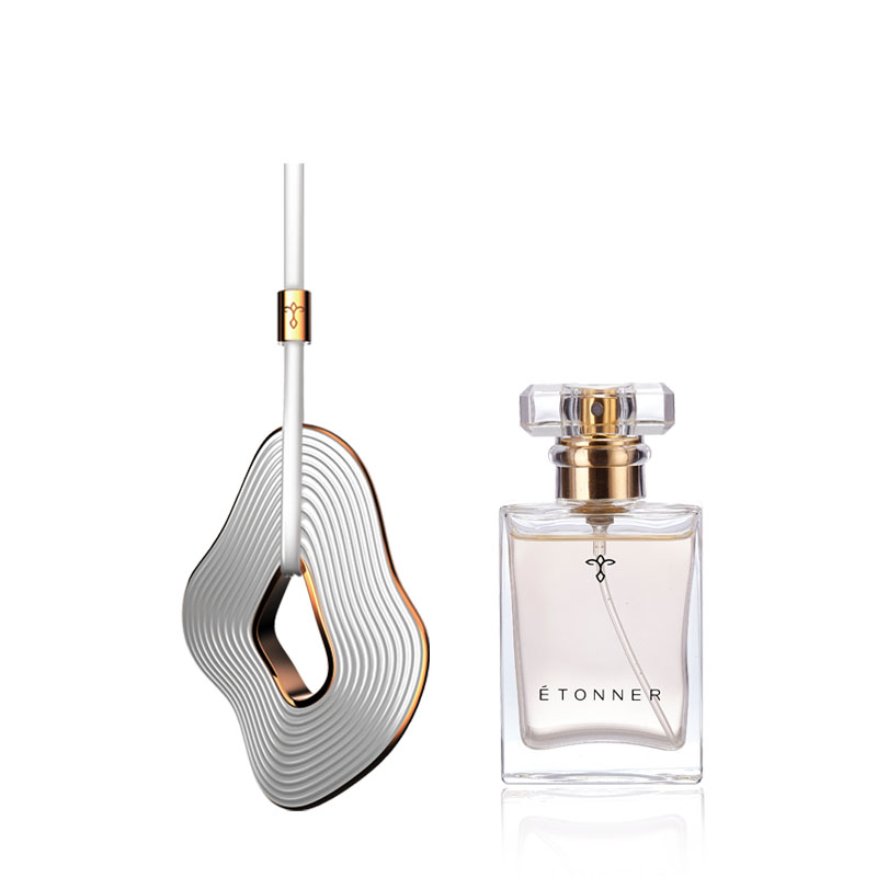 途雅（ETONNER) 车载香水 服饰包包外饰配件 车内挂饰香薰 后视镜吊坠 礼物艺术陶瓷 膜拜蝶舞飞扬套装/盒  