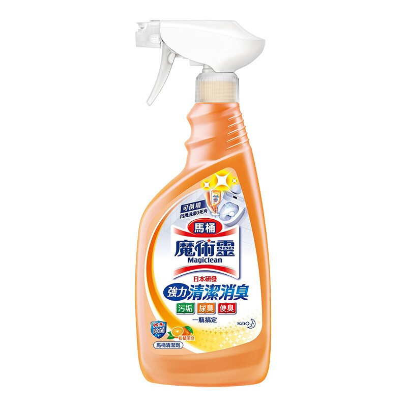 花王（KAO）马桶洁厕液柑橘香500ml/瓶 灰橙色
