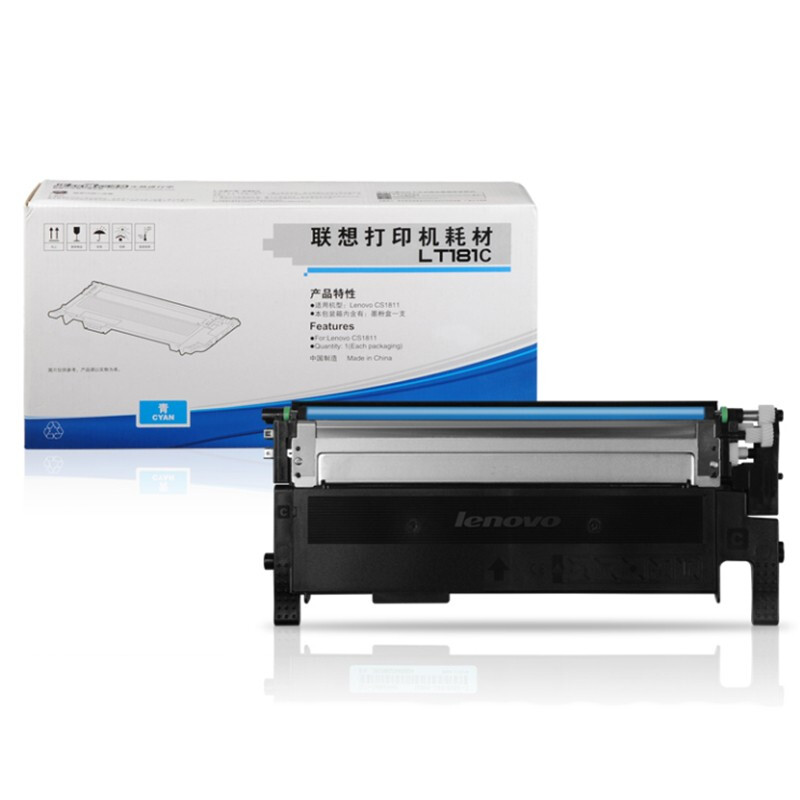 联想（Lenovo）LT181C青色原装墨粉（适用于CS1811打印机） 青色