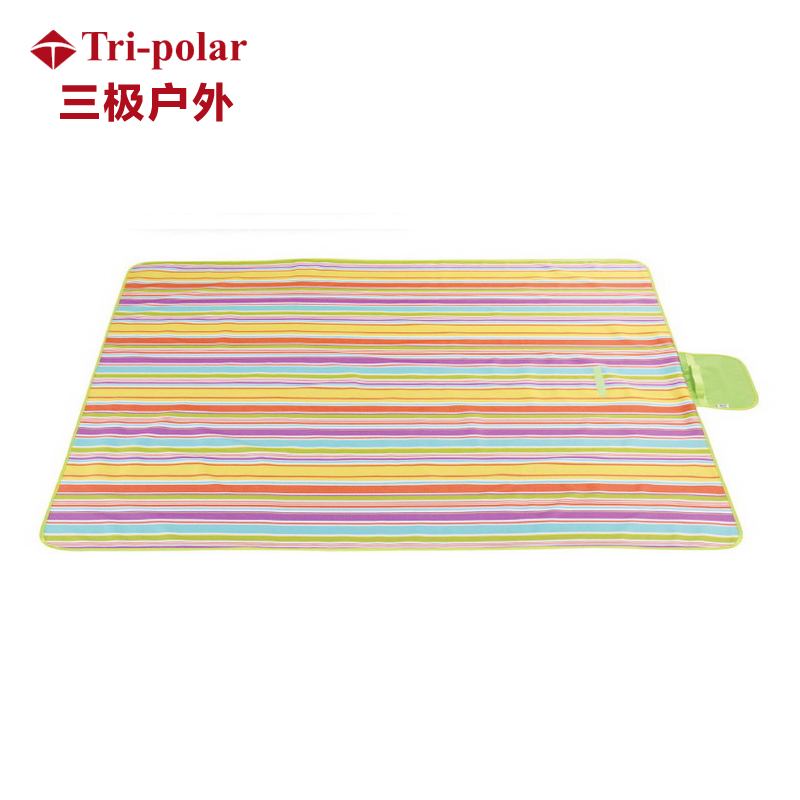 三极 TP1201 加厚加大牛津布草坪垫子   200*150cm 张 彩虹条