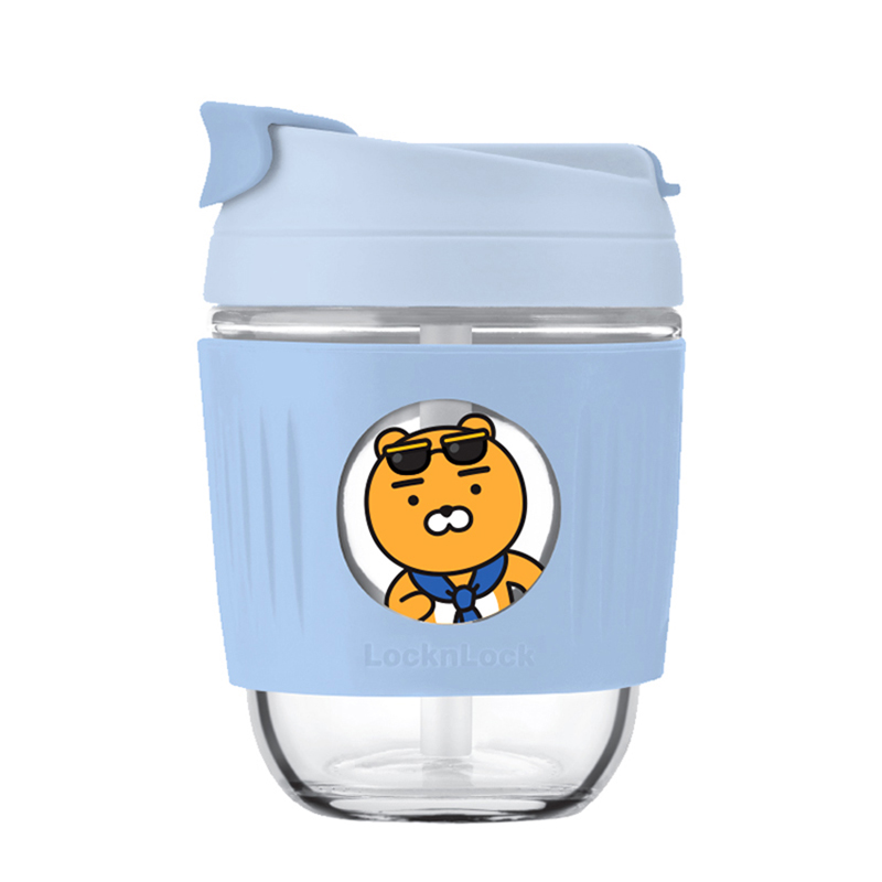 乐扣乐扣（LOCK&LOCK）KAKAO啵啵杯LLG689（350ml） 蓝色