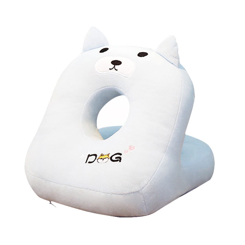 三极 TP1271  办公室午休枕趴睡枕头   25*30cm 蓝狗狗（无毛毯）