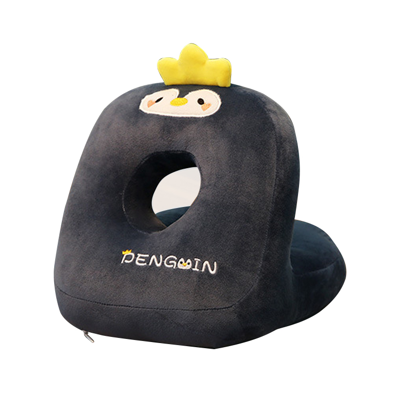 三极 TP1271  办公室午休枕趴睡枕头   25*30cm 企鹅（无毛毯）