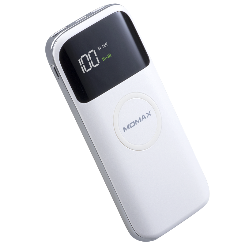 摩米士Q.Power AIR2空气数显无线移动电源（10000mAh）IP90W-白色 白色