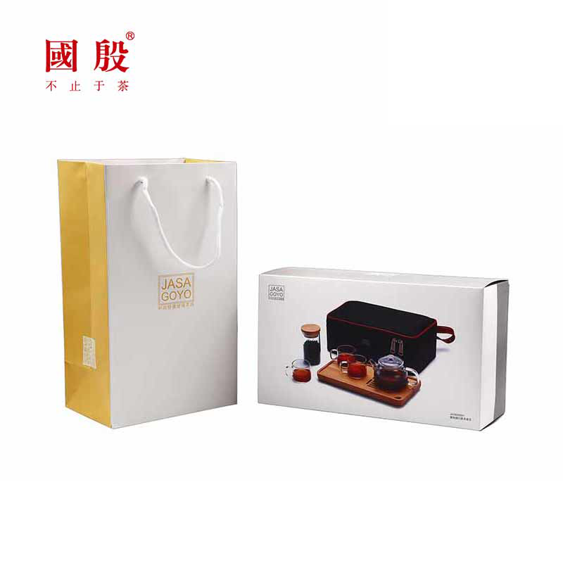 国殷 简尚|臻享旅行茶具 茶盘&times;1、茶壶（180ml)&times;1、茶杯(60ml)&times;3、旅行包&times;1 茶叶：30克/1罐（正山小种/红茶） 透明