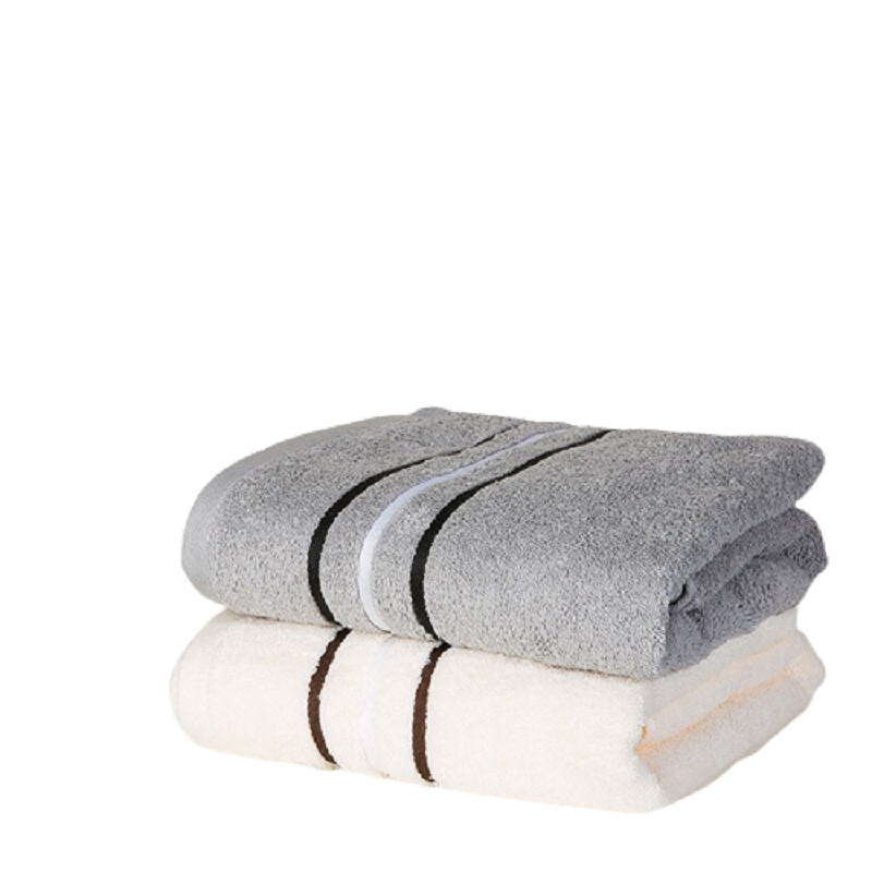 金号/清然/系列-26  浴巾方巾毛巾巾选袋装HY3118（单位:袋） 白色、灰色