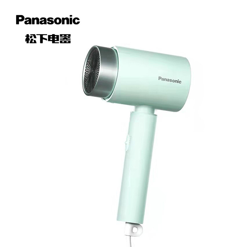 松下（Panasonic）电吹风机 家用大功率 高速大风力速干 轻巧便携 负离子吹发护发电吹风筒EH-WNE5H 海盐苏打蓝 礼盒款 蓝色