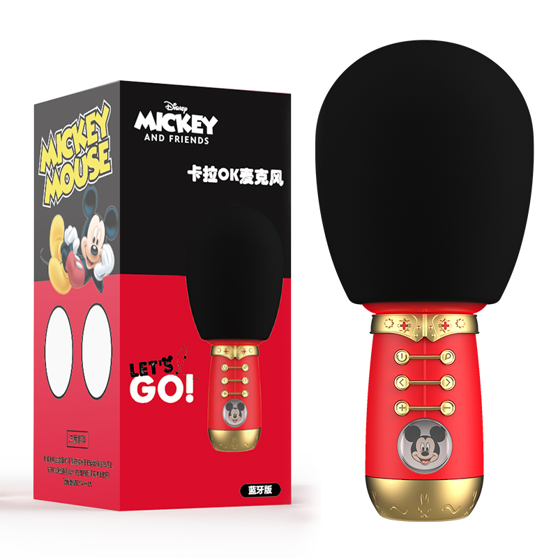 迪士尼（DISNEY）无线蓝牙 话筒麦克风音响一体 儿童礼物 适用于苹果华为小米等手机 CE-854V米奇红 红色