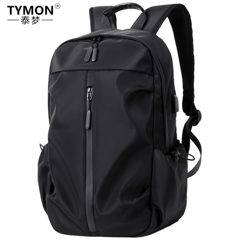 TYMON（泰梦）韩版潮流商务电脑包双肩包 TM-S1205（新疆、西藏不发货） 黑色